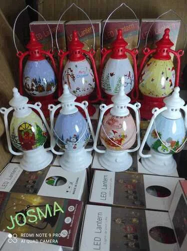 FAROLITOS CON DISEÑO NAVIDEÑO